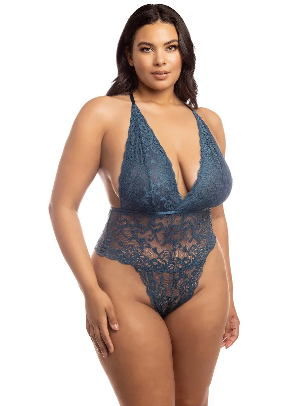 Curvy Jeana Lace Teddy