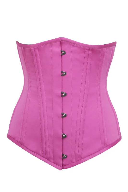 Liliana Longline Dark Pink Underbust Waist Training Corset