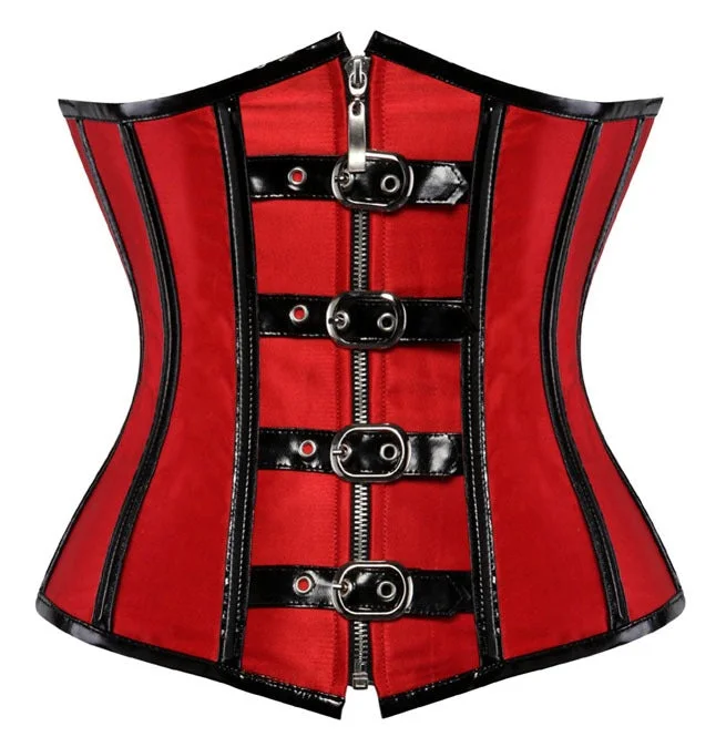 Purnell Red & Black Underbust Corset