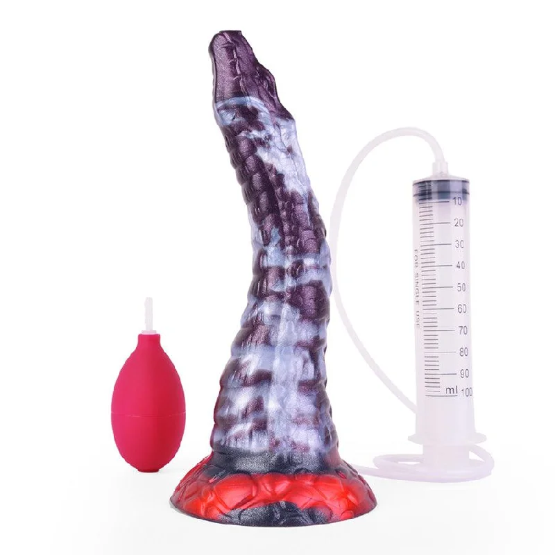 10 Inches Dragon-Head Squirting Dildo