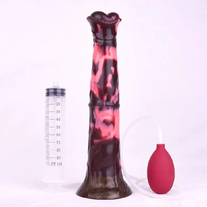 12 Inches Premium Silicone Squirting Horse Dildo