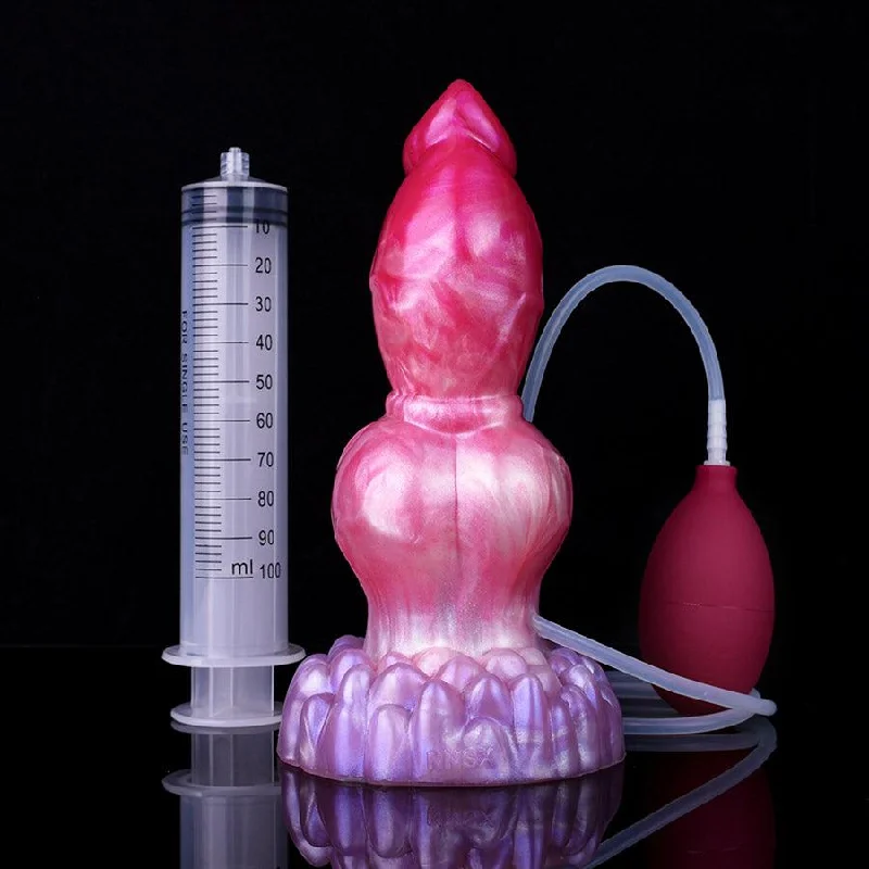 8 Inches Realistic Squirting Dog Cock Dildo