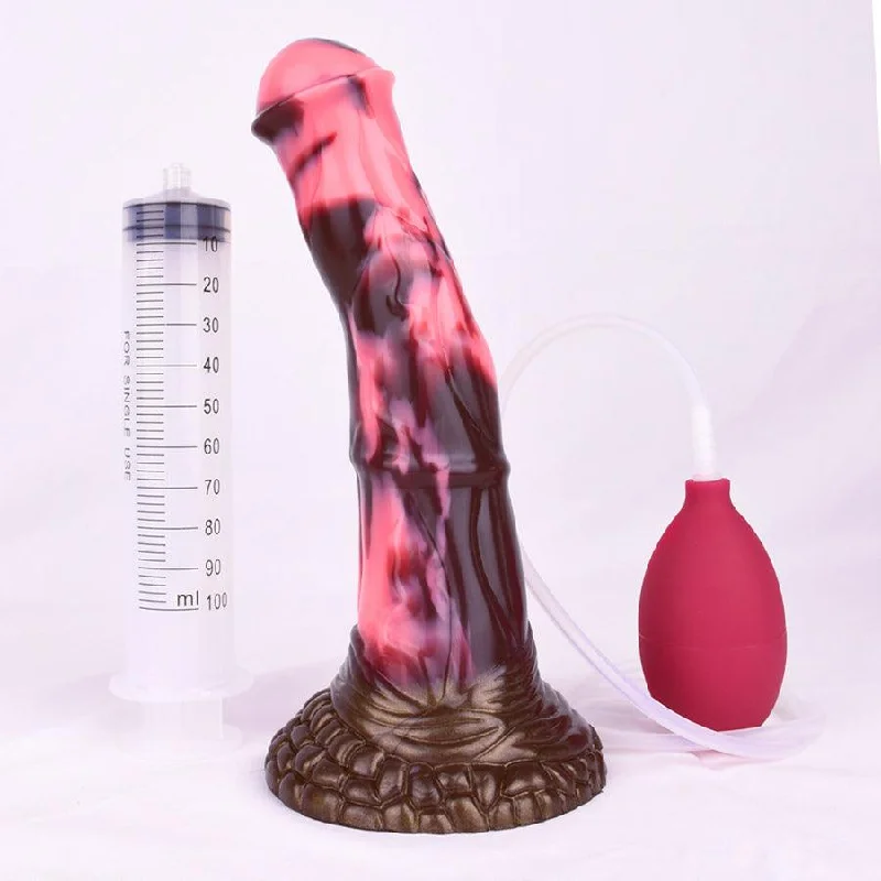 8 Inches Silicone Squirting Horse Cock Dildo