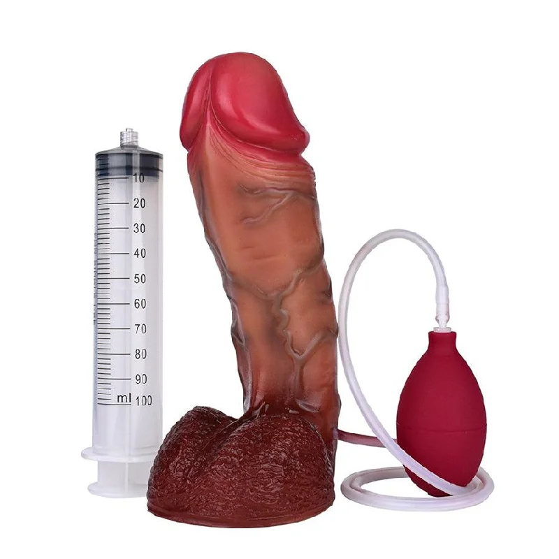 9 Inches Silicone Cumming Dildo