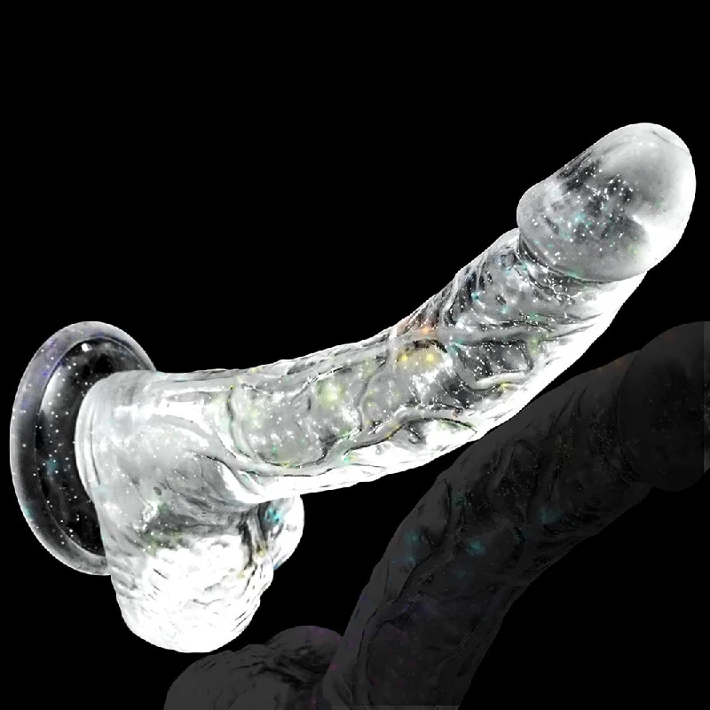 Apollo 8.3" Realistic Dildo With A Transparent Body - Laphwing