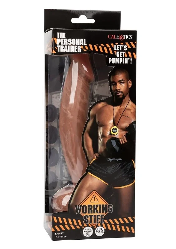 CalExotics Working Stiff The Personal Trainer Realistic Posable Dildo with Suction Cup