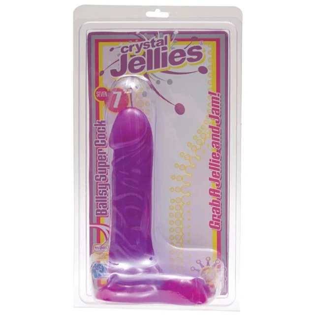 Crystal Jellies Ballsy Super Cock Pu 7in