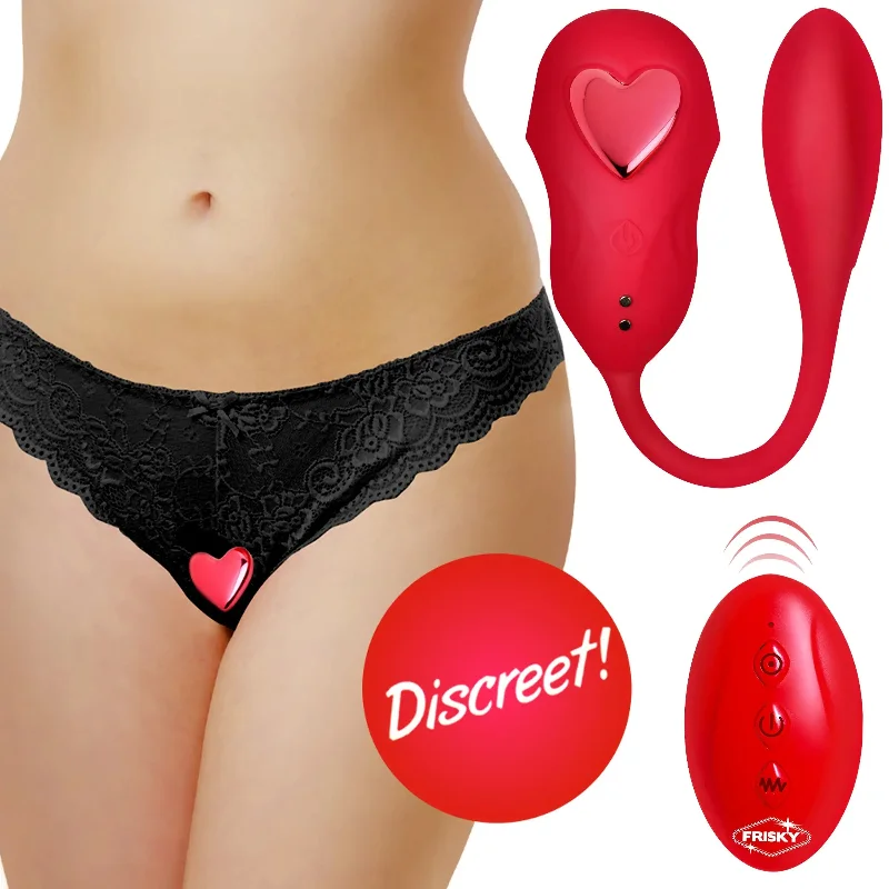 Double Love Connection Silicone Panty Vibe with Remote Control