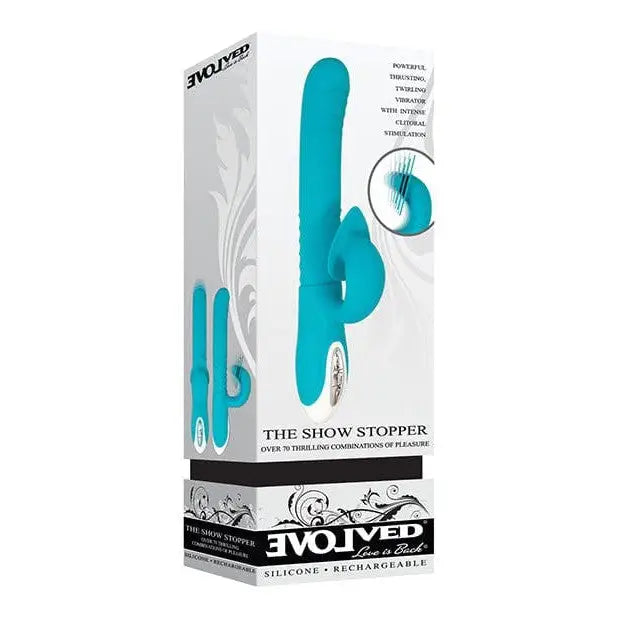 Evolved 'The Show Stopper' Thrusting and Twirling Rabbit Vibrator