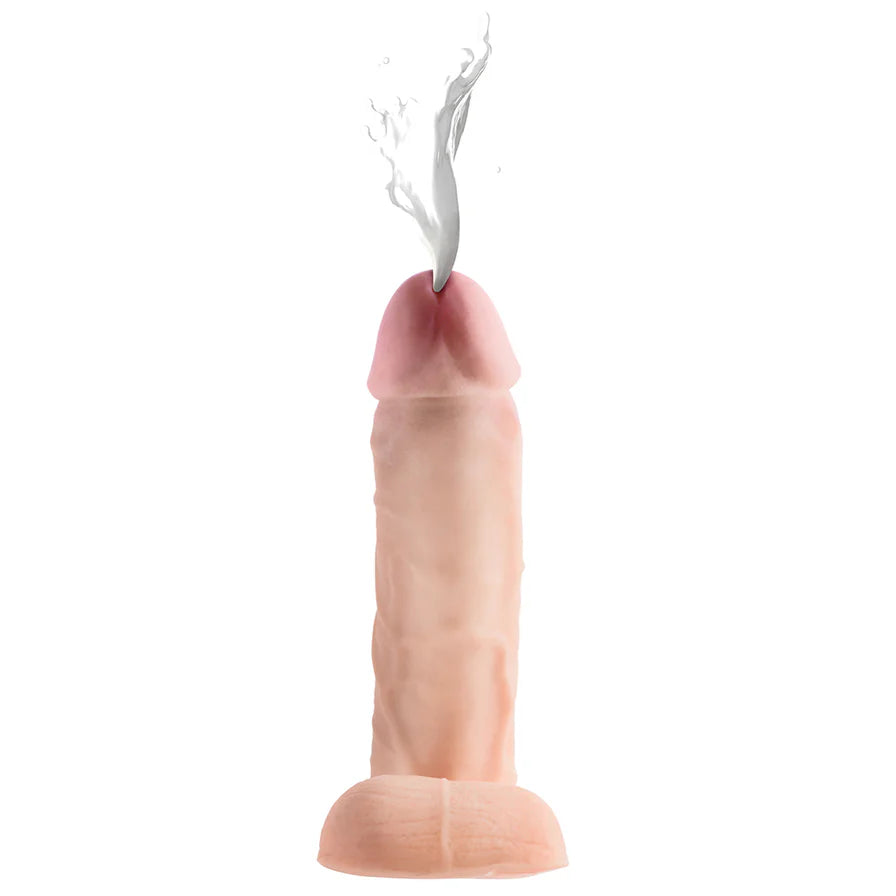 Loadz Dual Density Squirting Dildo - 10in