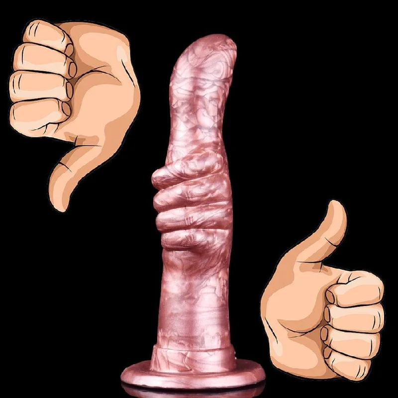 Praise Gesture Suction Cup Dildo