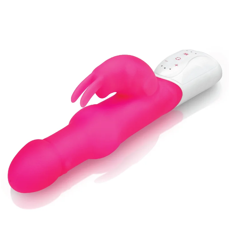 Beads Rabbit Vibrator with Rotating Shaft