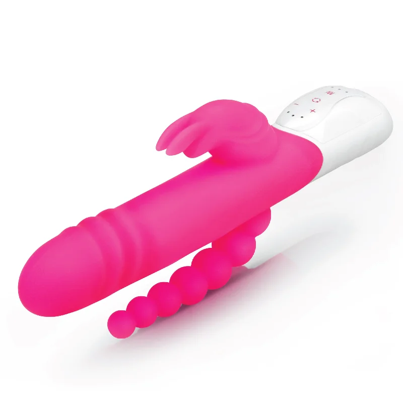 Double Penetration Rabbit Vibrator with Rotating Shaft