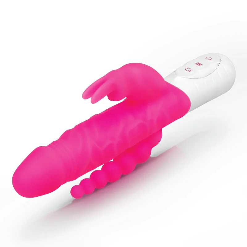 Slim Double Rabbit Vibrator for Orgasmic Double Penetration