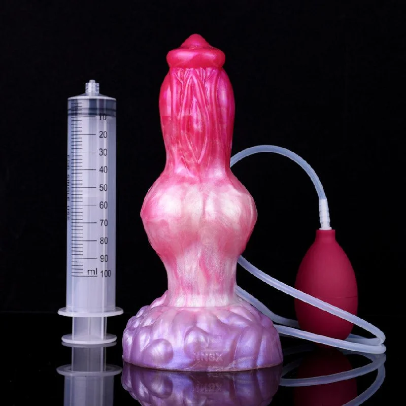 8.5 Inches Realistic Dog Dick Squirting Dildo for Sex