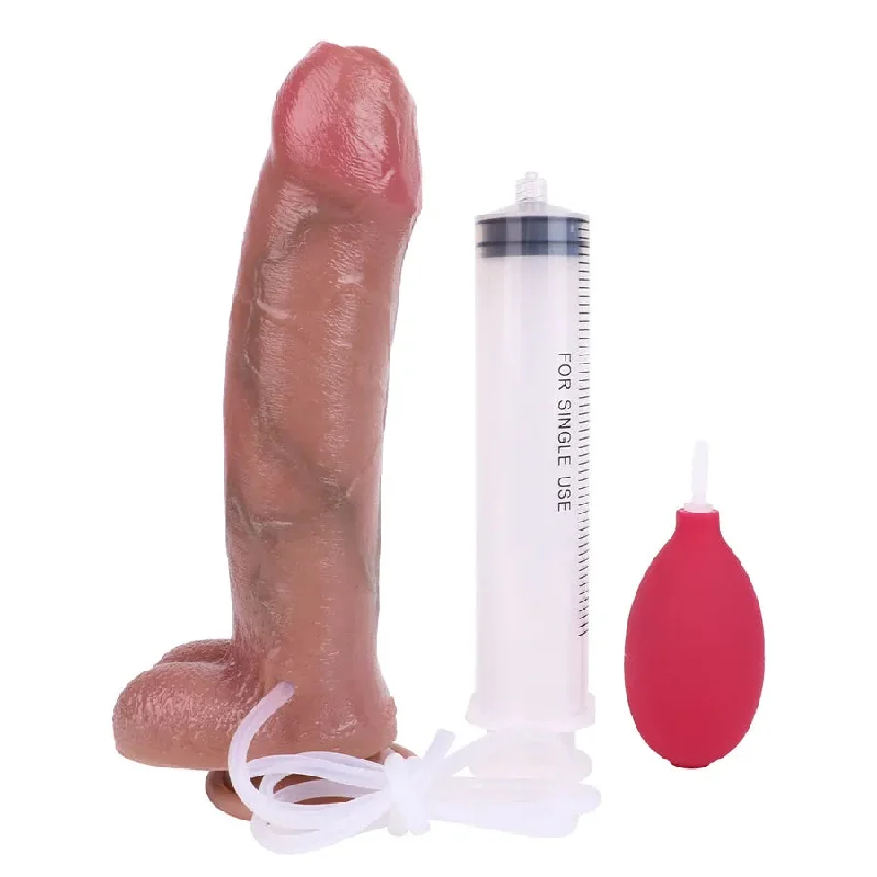 Realistic Silicone Cum Squirting Dildo