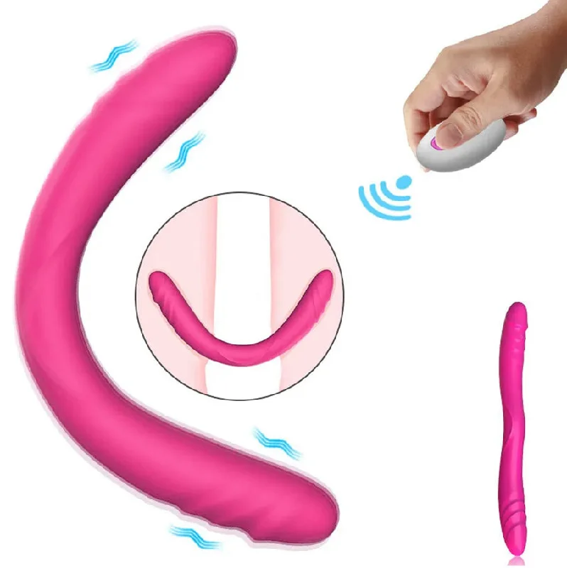 Remote Control Vibrating Double Dildo