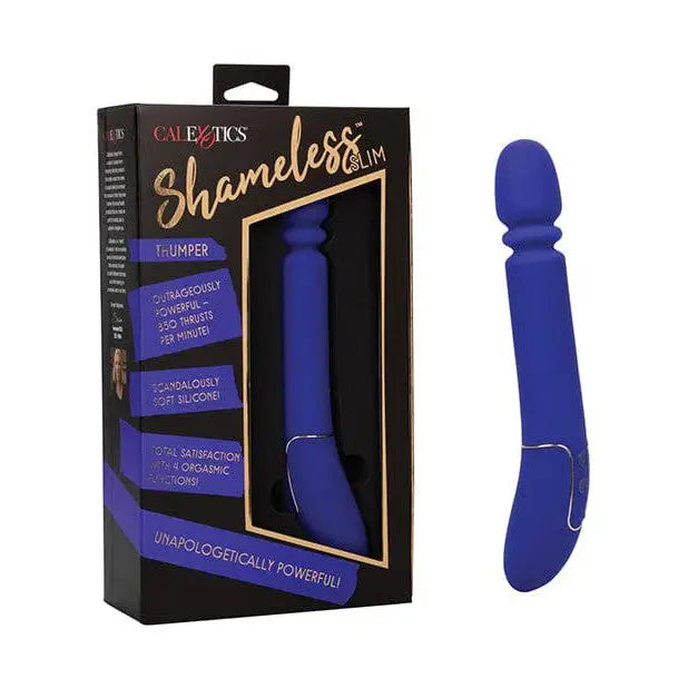 Shameless Slim Thumper Thrusting Rechargeable Vibrator by CalExotics