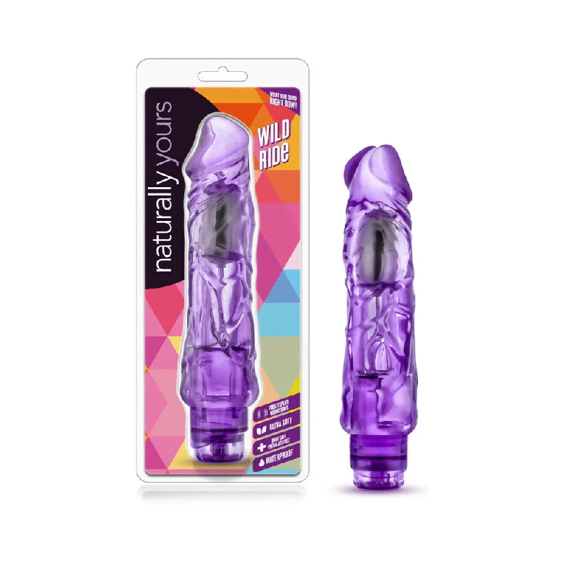 Wild Ride Waterproof Vibrator - Purple