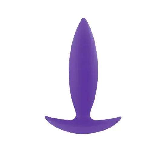 4-inch Inya Spade Purple Silicone Small T-bar Butt Plug