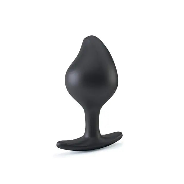 4-inch Mystim Silicone Black Large Electrastim Butt Plug