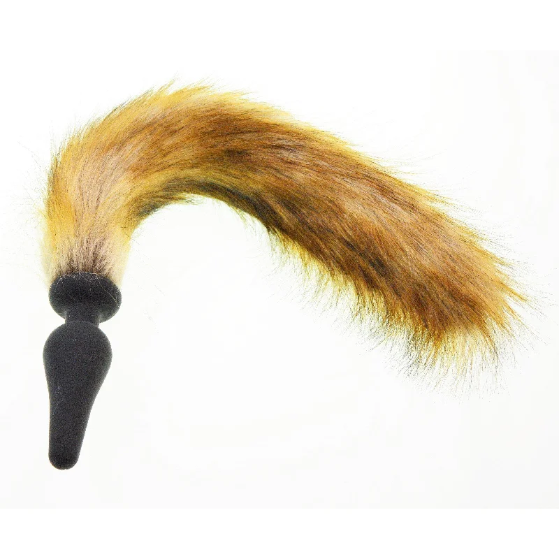 Butt Plug - Fox Tail plug Medium Silicone plug