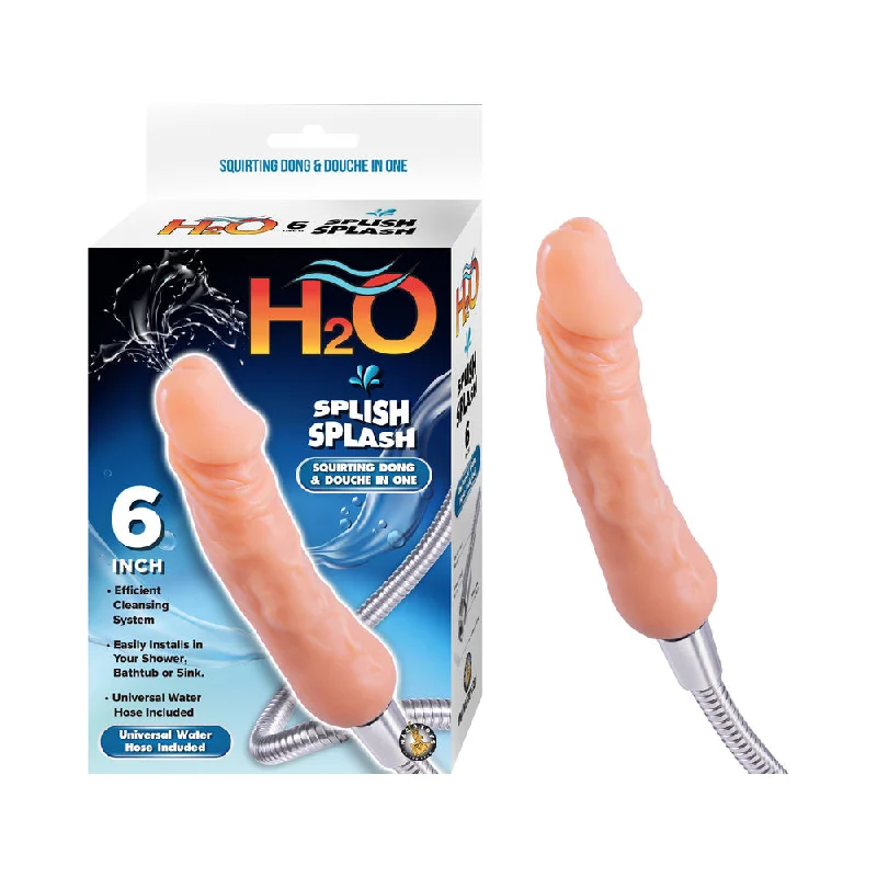 H2O Splish Splash - 6 Inch Dildo Shower Shot System