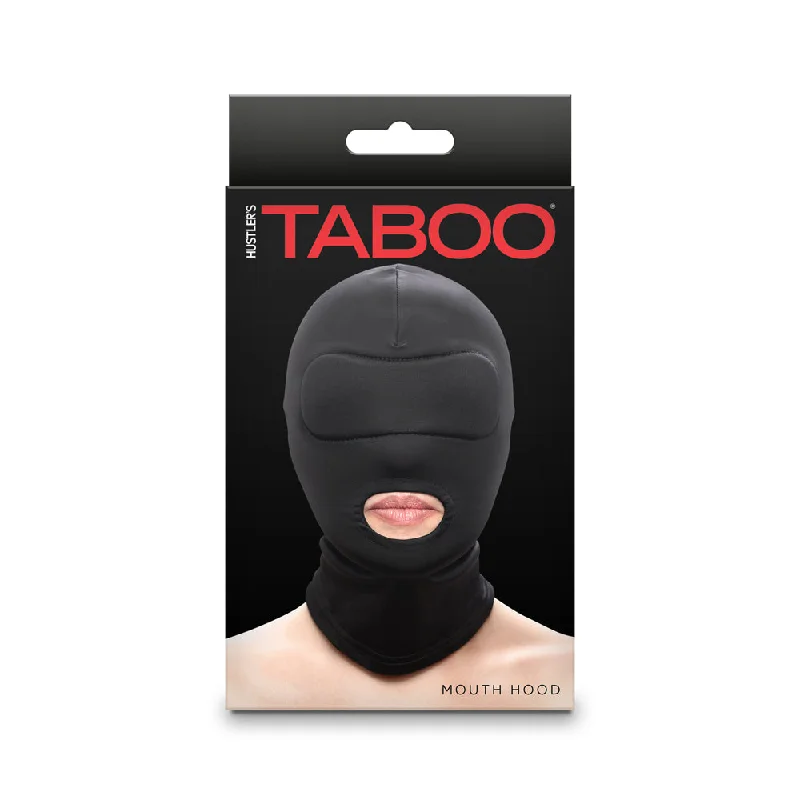 Hustler Taboo Mouth Hood Black