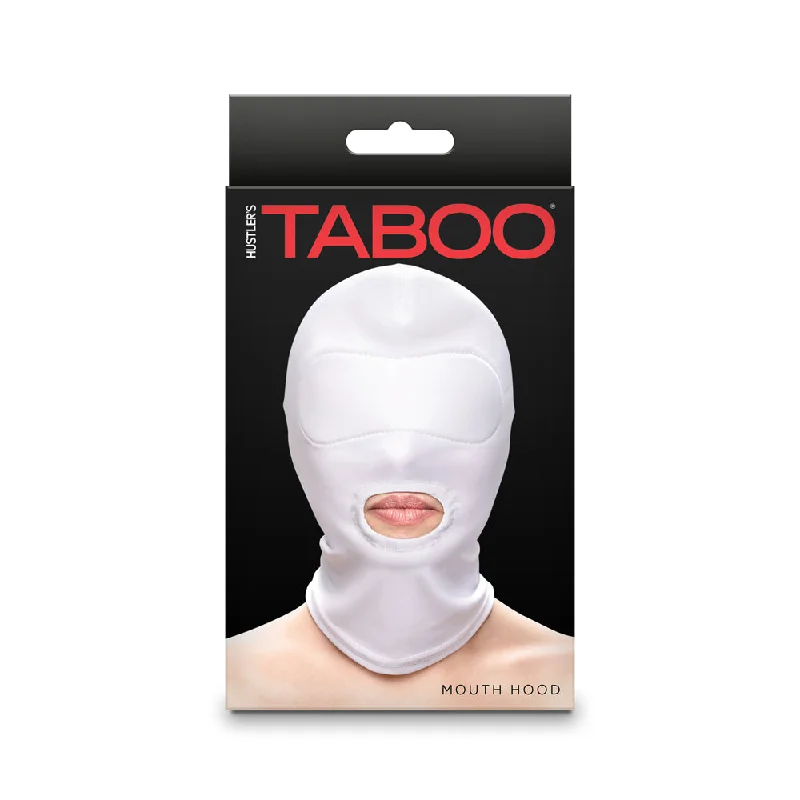 Hustler Taboo Mouth Hood White