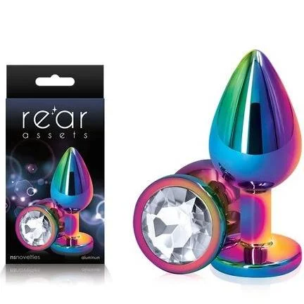 Rear Assets Rainbow Stud - Medium - Clear