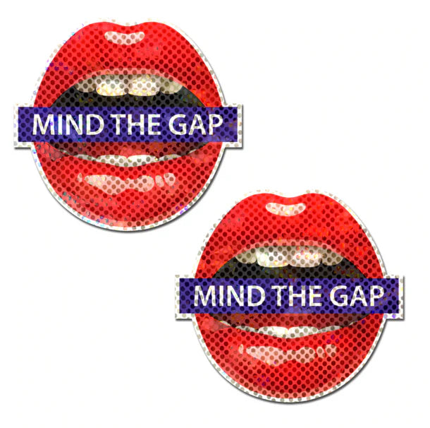 Mind The Gap London UK Lips Pasties by Pastease