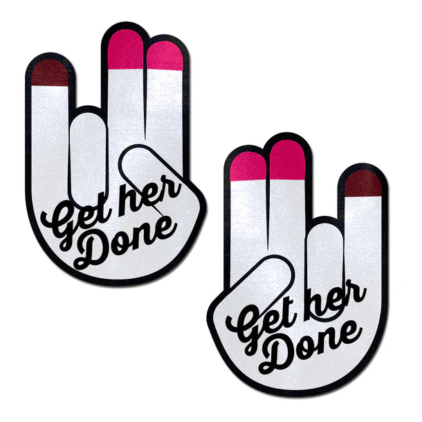 Shocker Hand Get Her Done Pasties by Pastease